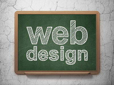 网页设计理念： 黑板背景上的网页设计