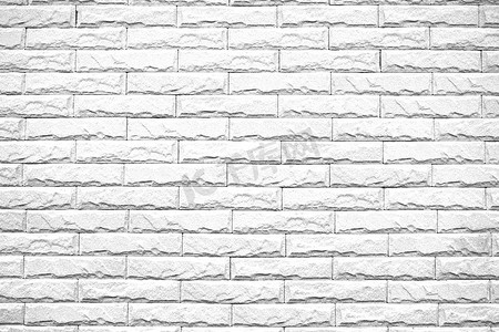 白色砖墙摄影照片_白色砖墙背景