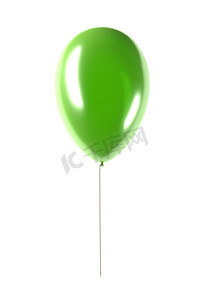 派对绿色气球