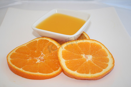 橙色甜点