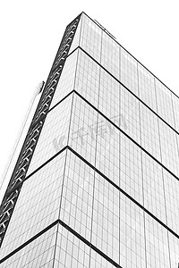 伦敦摩天大楼金融区和窗口的新建筑