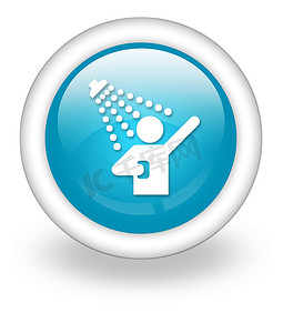 广州塔图标摄影照片_图标、按钮、象形图淋浴