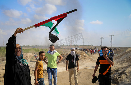 加沙地带摄影照片_巴勒斯坦 - 动乱 - 加沙地带