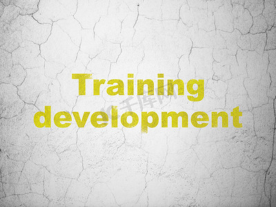 学习理念： 背景墙上的培训发展