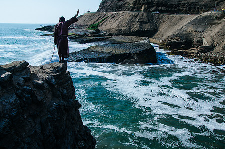 传奇道士摄影照片_修道士的跳崖，一个有着有趣背景故事的美丽地标