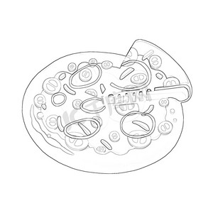 插图：图画书系列：美味比萨。