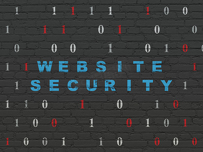 网页设计理念： 网站安全在背景墙上