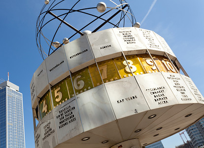 世界时间钟 Fernsehturm Alexanderplatz