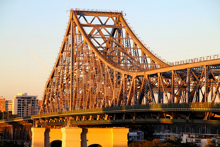 双子桥摄影照片_澳大利亚故事桥