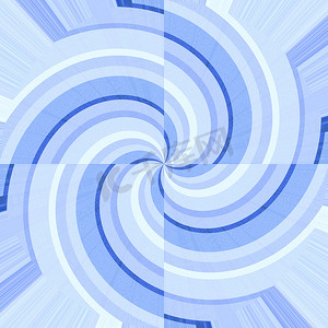 形成螺旋的蓝色曲线