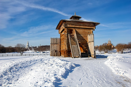 科洛缅斯科耶布拉茨克堡垒的木塔