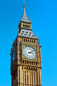 伦敦大本钟和历史悠久的英格兰