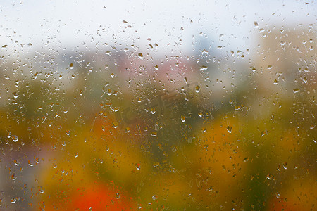 秋雨摄影照片_秋雨