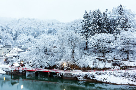 冬季景观湖