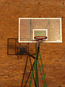 篮球篮板和篮筐
