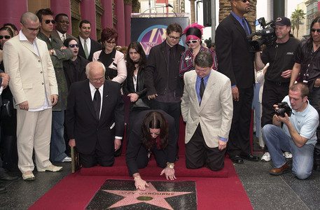 奥斯摄影照片_奥兹·奥斯本 (Ozzy Osbourne) 星光大道成名