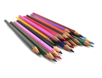 彩色铅笔摄影照片_彩色铅笔