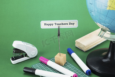 世界教师节背景——10 月 5 日联合国教科文组织世界教师节庆祝活动概念
