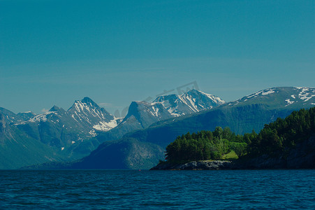 挪威峡湾景观