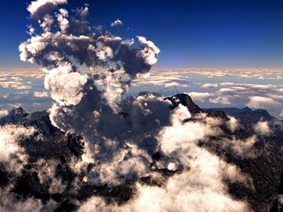 火山爆发