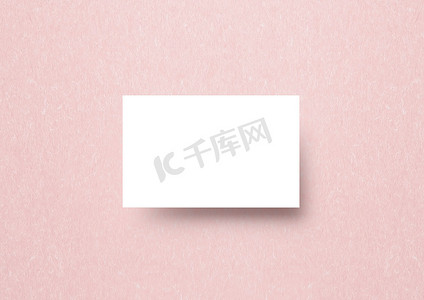 Naemcard 样机模板粉彩粉色日本纸背景