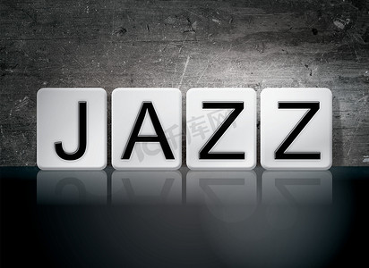 爵士乐平铺字母概念和主题
