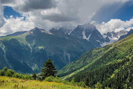 风景与山