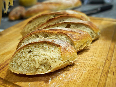 著名的意大利恰巴塔面包