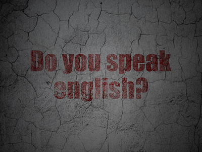 会红色摄影照片_学习理念：你会说英语吗？
