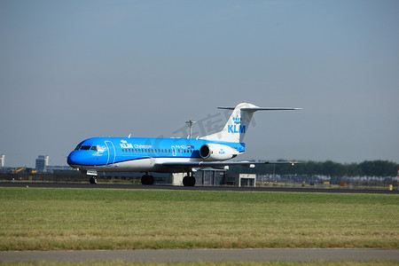 荷兰阿姆斯特丹-2016 年 8 月 18 日：PH-KZL KLM Cityhopper
