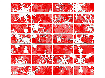 雪导航摄影照片_有雪的圣诞节或欢乐季节网站导航按钮