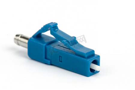 蓝色光纤 LC 连接器