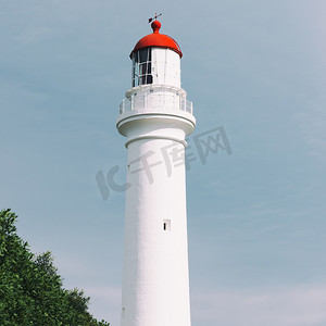 split摄影照片_Aireys 湾的 Split Point 灯塔。