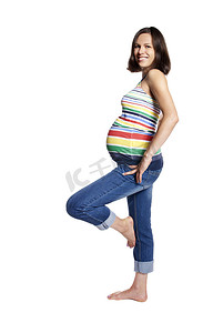 一名孕妇的画像