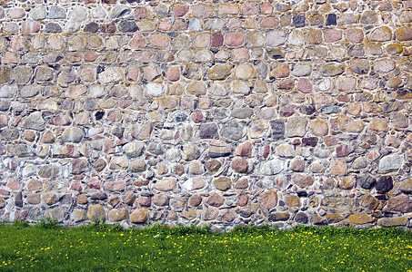 古堡石墙背景