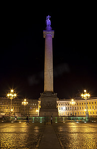 亚历山大纪念柱 - 圣彼得堡宫殿广场