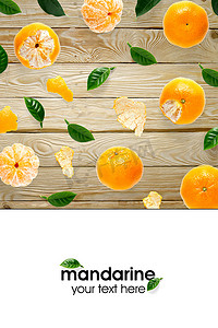 橘子、橘子的创意布局。