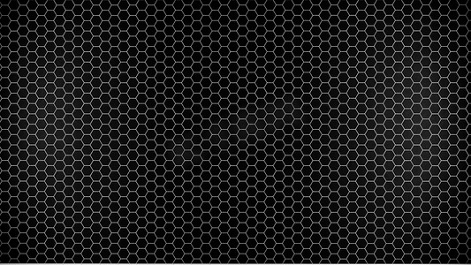 黑色六边形背景设计，未来技术概念 3d 渲染