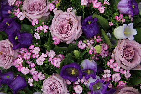 紫色婚礼花束
