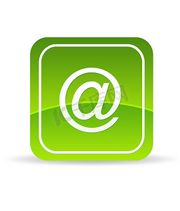 绿色电子邮件图标