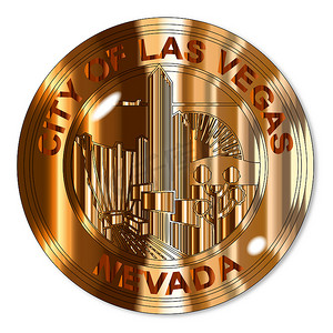 拉斯维加斯市黄铜印章