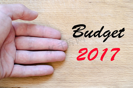 预算 2017 文本概念