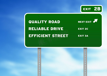 优质、可靠、高效的公路标志