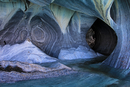 大理石大教堂教堂，Capillas De Marmol，智利波多黎各 Tranquilo