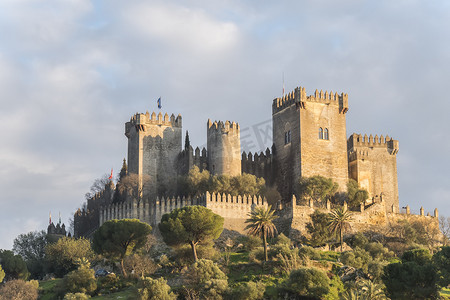 Almodovar del Rio 城堡，科尔多瓦，西班牙