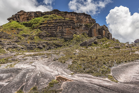 高原 Roraima tepui - 委内瑞拉的奇异古老岩石，