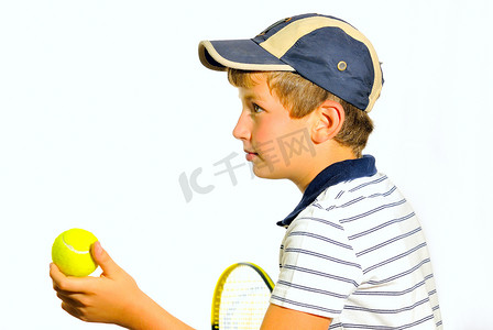 少年网球运动员