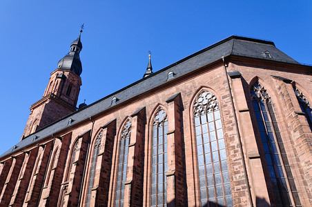 灵符摄影照片_德国海德堡圣灵教堂
