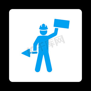 常用常用icon摄影照片_Basic Plain Icon Set 中的 Builder 图标