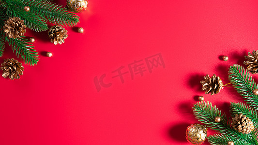 喜庆海报背景摄影照片_圣诞节背景。